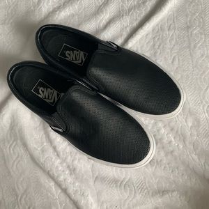 Leather Slip On Vans